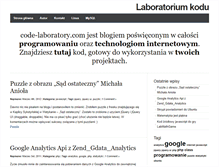 Tablet Screenshot of code-laboratory.com